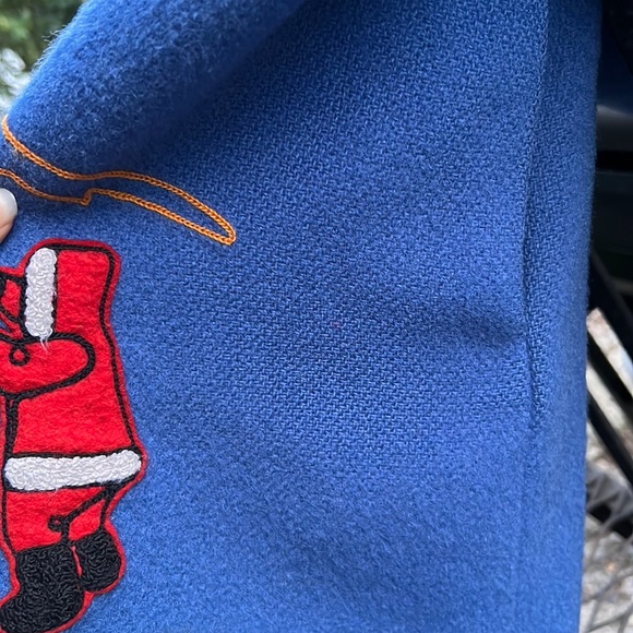 Vintage blue wool lightweight parka - Picture 6 of 6